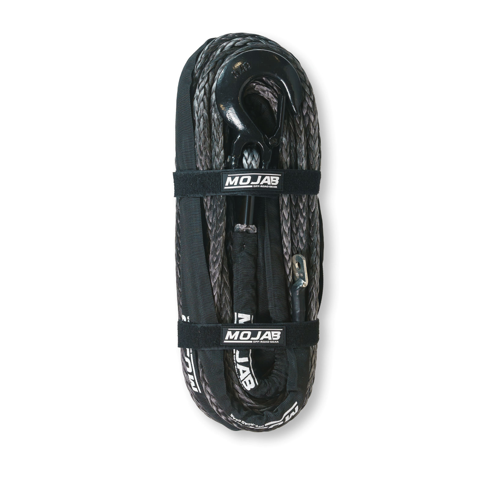 1/2'' x 78' Synthetic Winch Rope with Removable Forged Winch Hook - Ridge & River