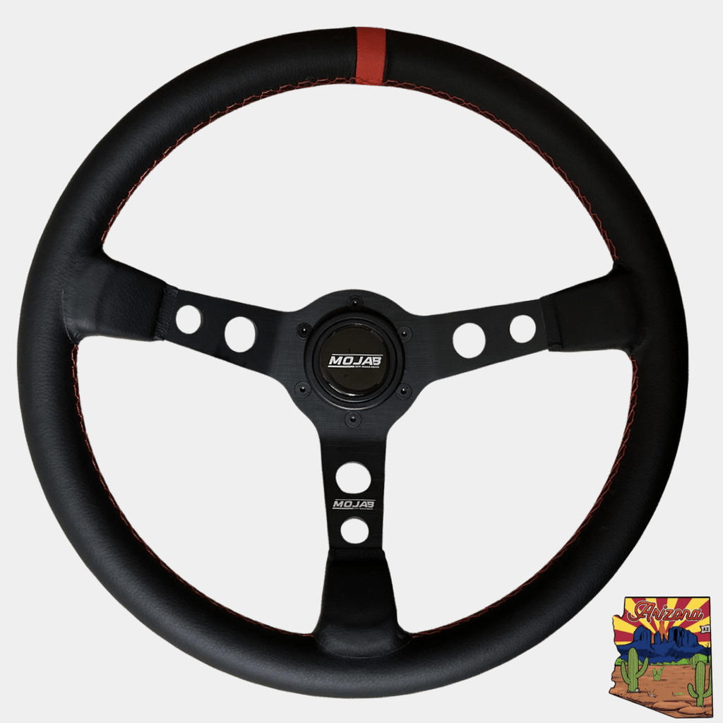13.5'' MOJAB Deep Dish Steering Wheel Leather or Suede - Ridge & River