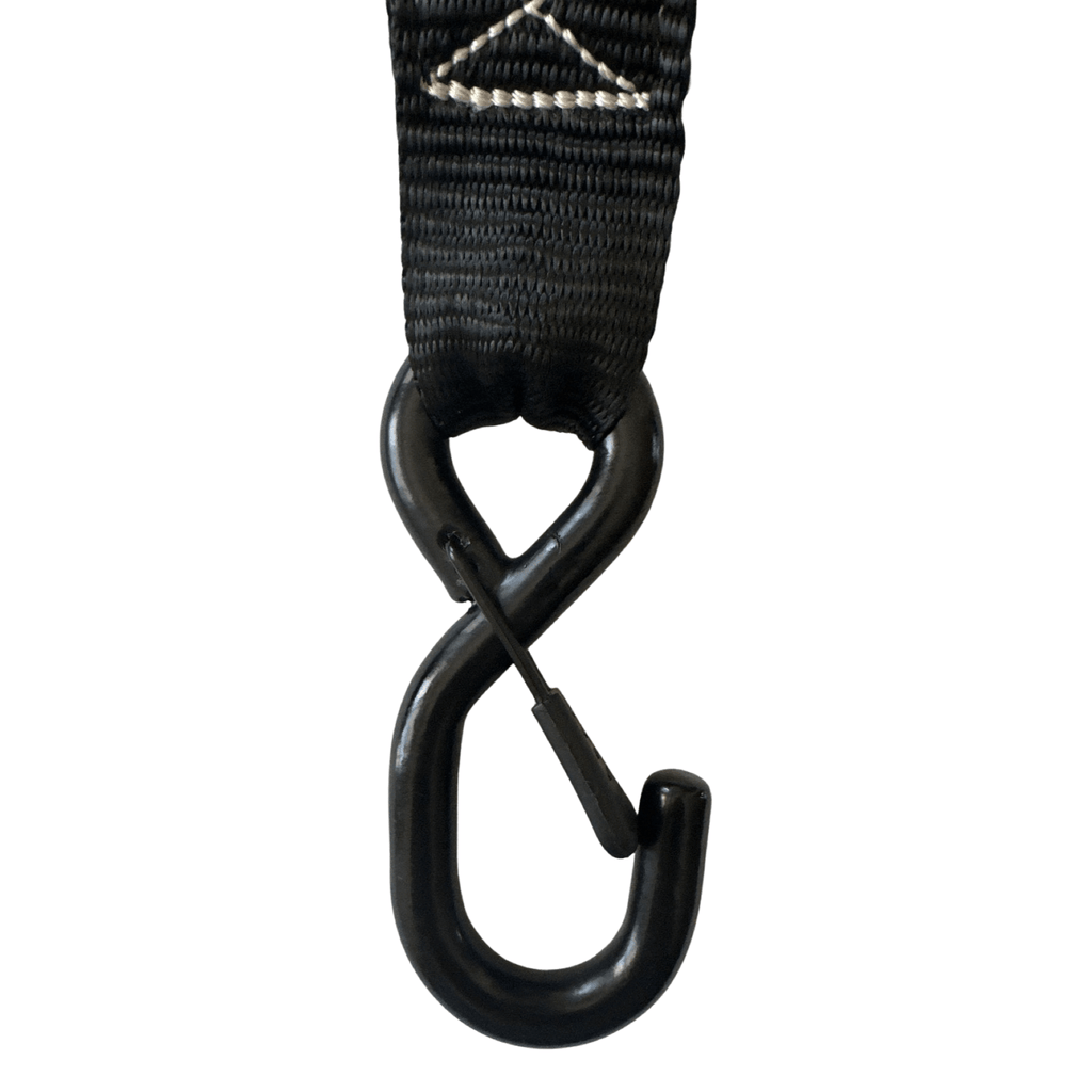1.6" x 15' Ratchet Tie - Down Set (Pack of 4) , Closed Hook (Lifetime Warranty) - Ridge & River
