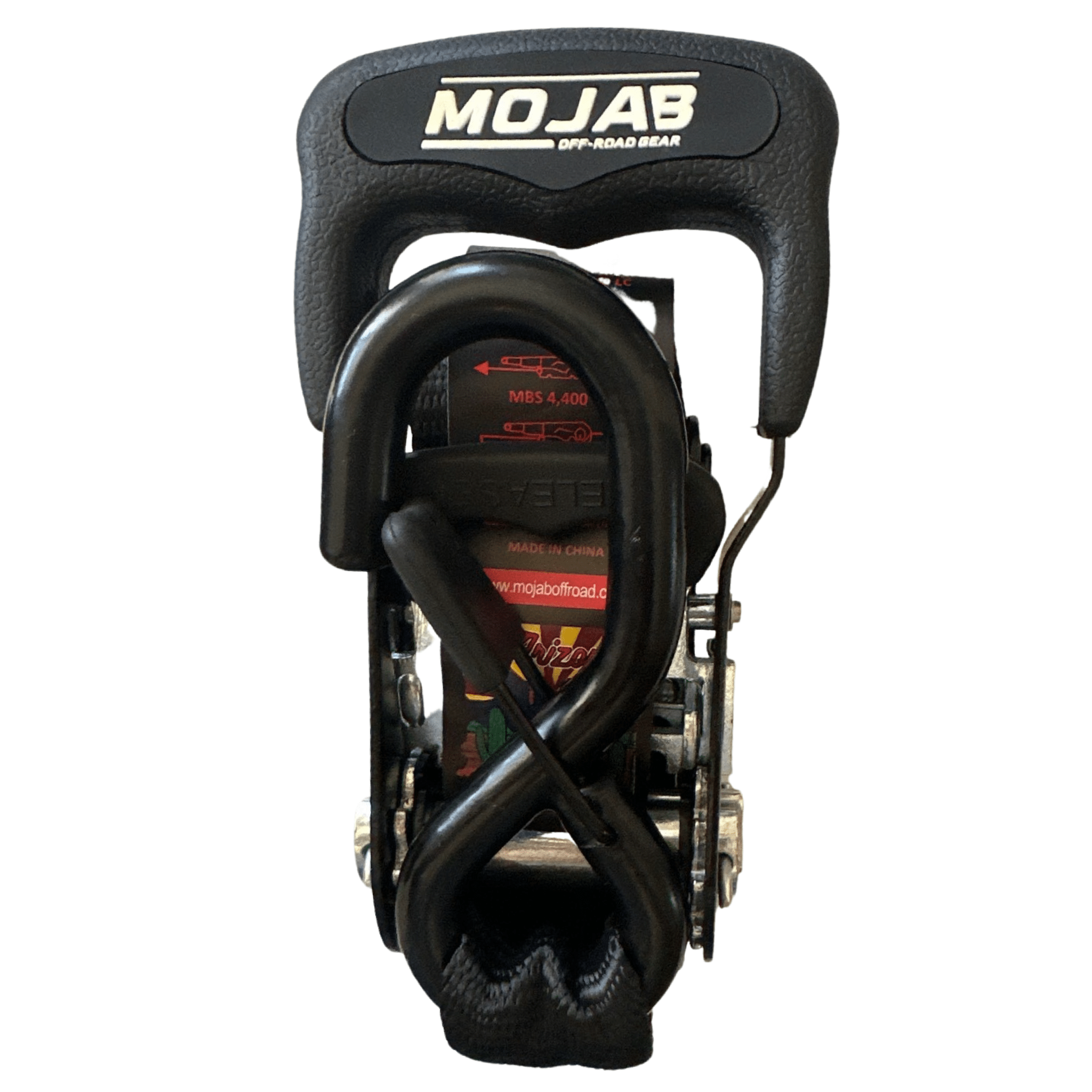 1.6" x 15' Ratchet Tie - Down Set (Pack of 4) , Closed Hook (Lifetime Warranty) - Ridge & River