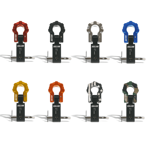 2'' Aluminum Hitch Receiver with Aluminum D - Shackle 9T (Lifetime Warranty) - Ridge & River