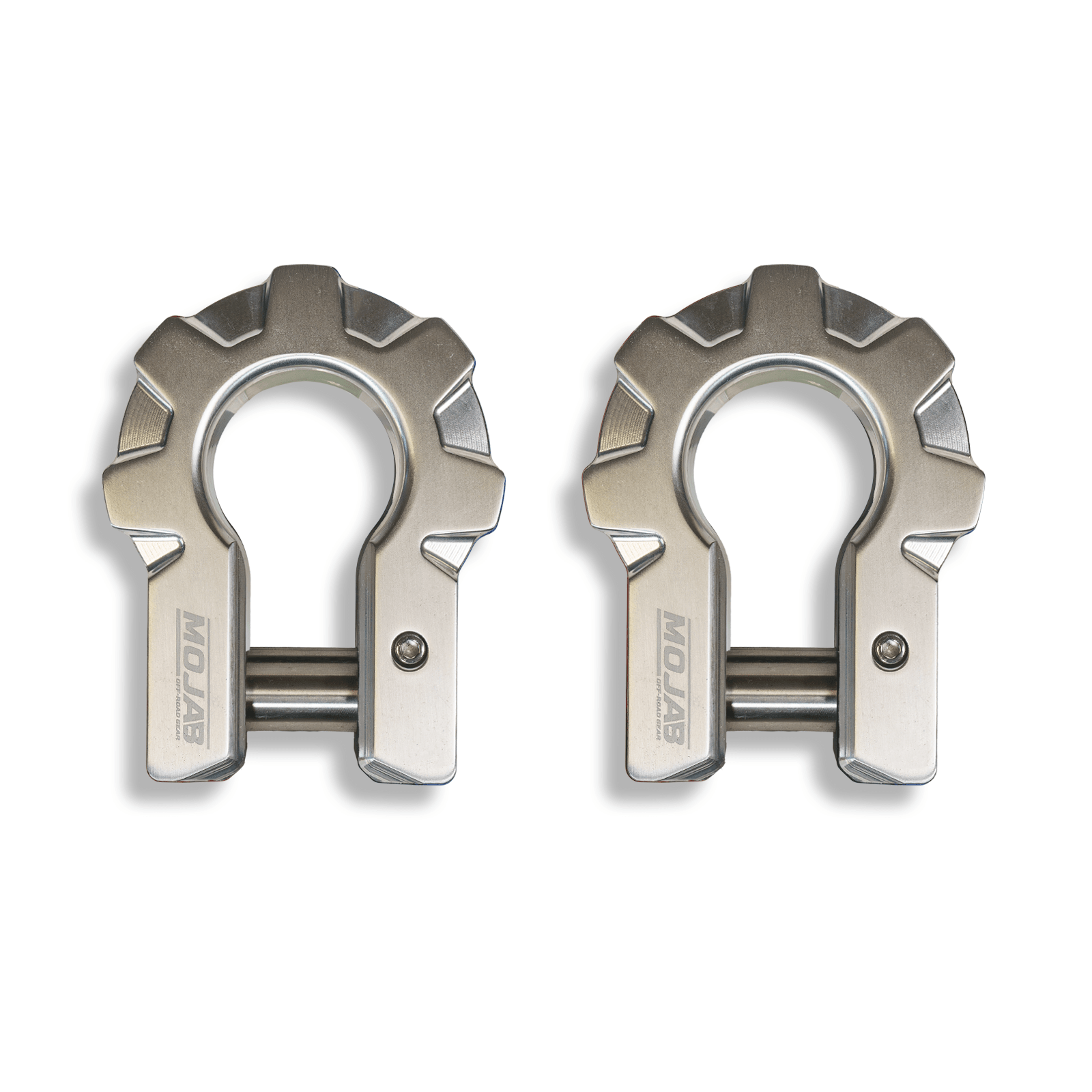 3/4'' Extreme duty Aluminum D - Shackle set (9T) (LIFETIME WARRANTY*) - Ridge & River