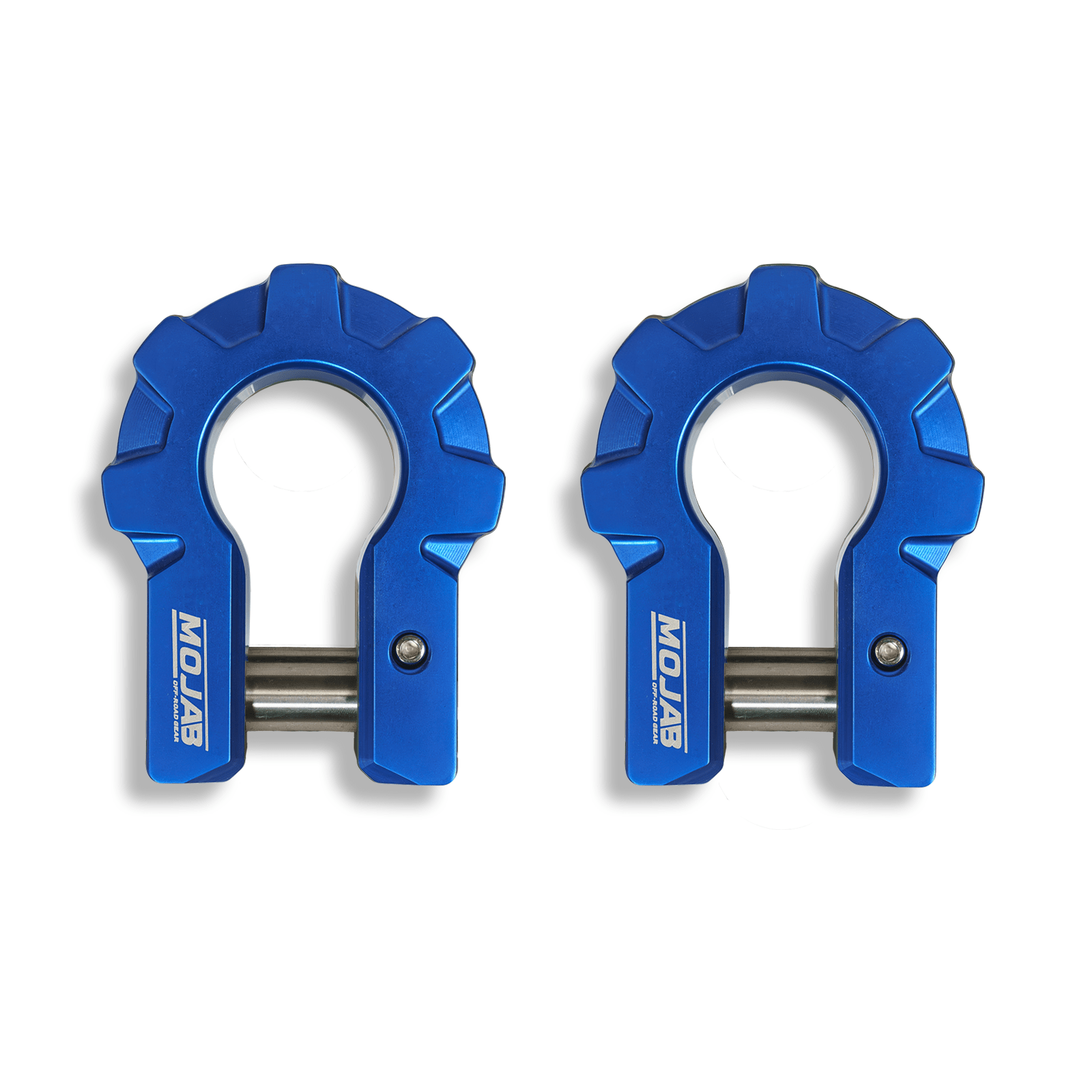 3/4'' Extreme duty Aluminum D - Shackle set (9T) (LIFETIME WARRANTY*) - Ridge & River