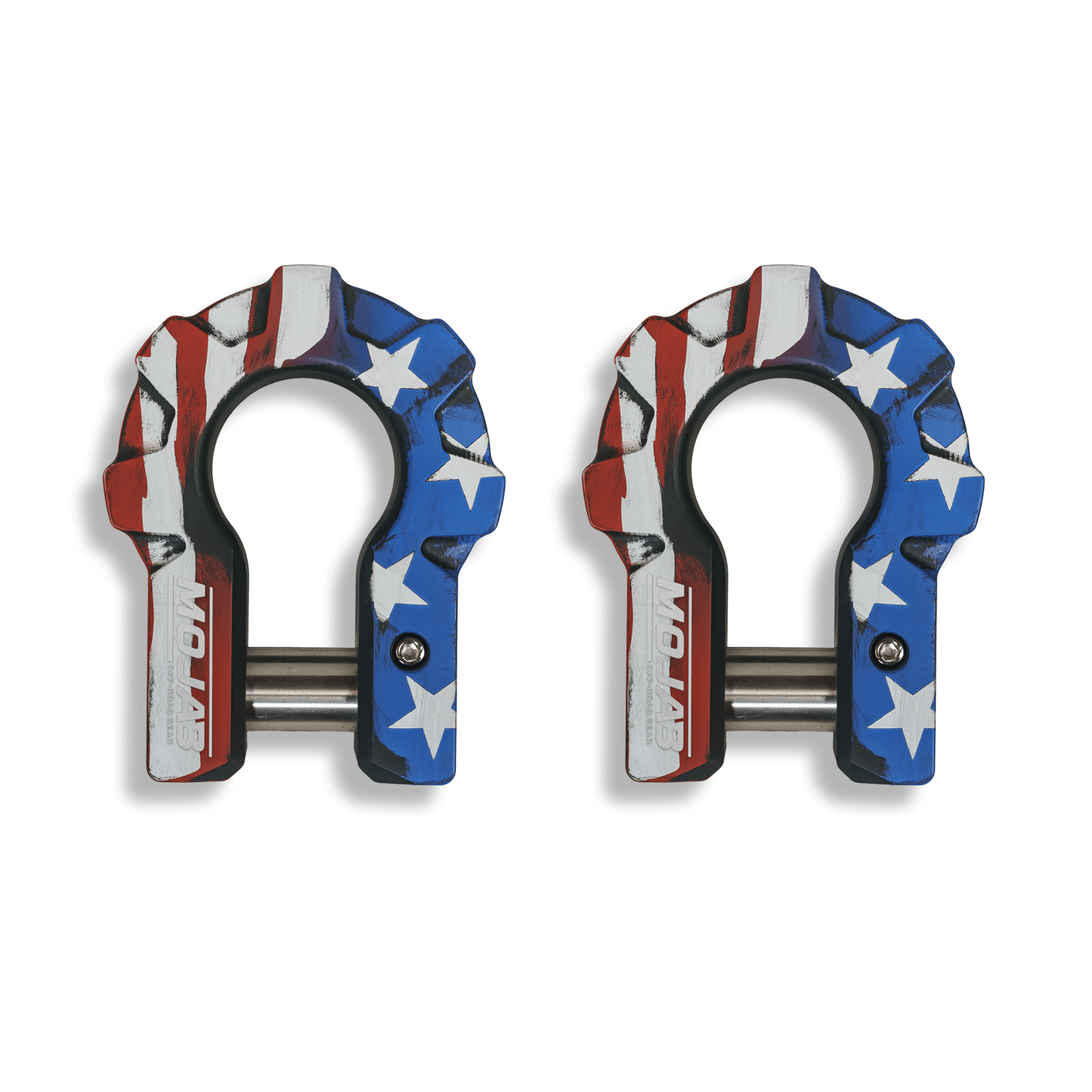 3/4'' Extreme duty Aluminum D - Shackle set (9T) (LIFETIME WARRANTY*) - Ridge & River