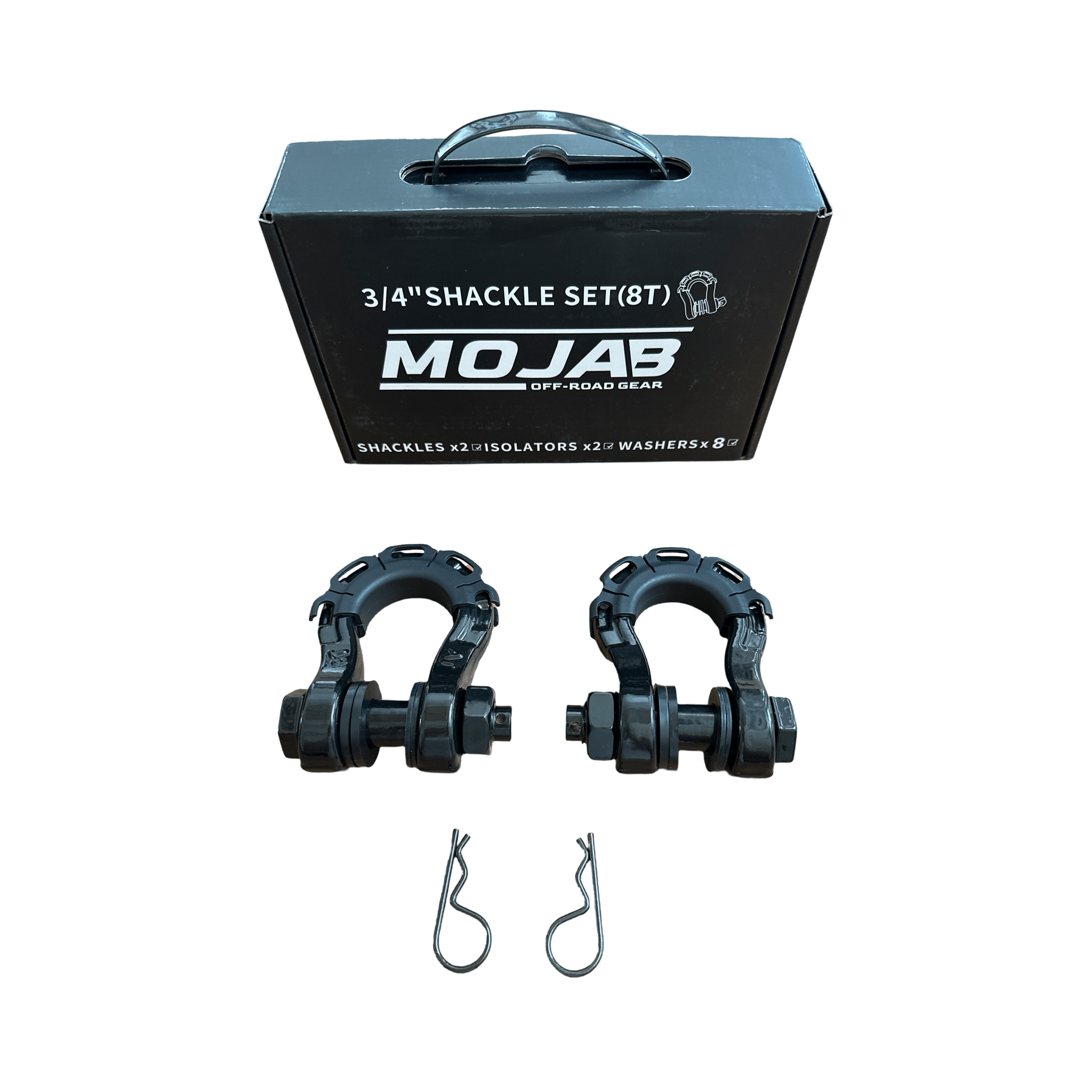 3/4” Forged Steel D - shackle set (8T) (LIFE TIME WARRANTY*) - Ridge & River