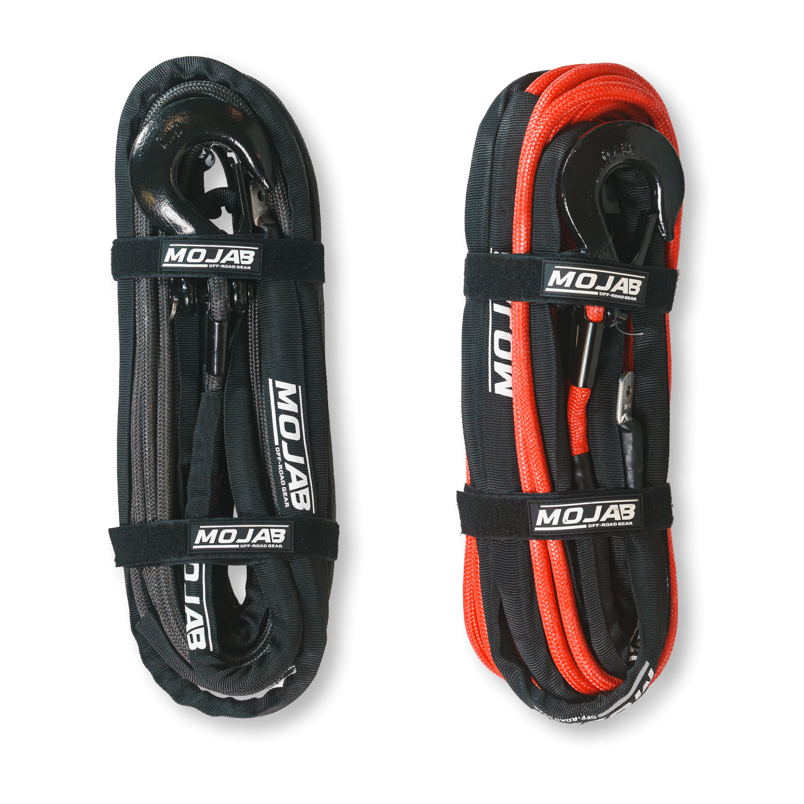 3/8'' x 85' Double Braided Winch Rope with Removeable forged winch hook - Ridge & River