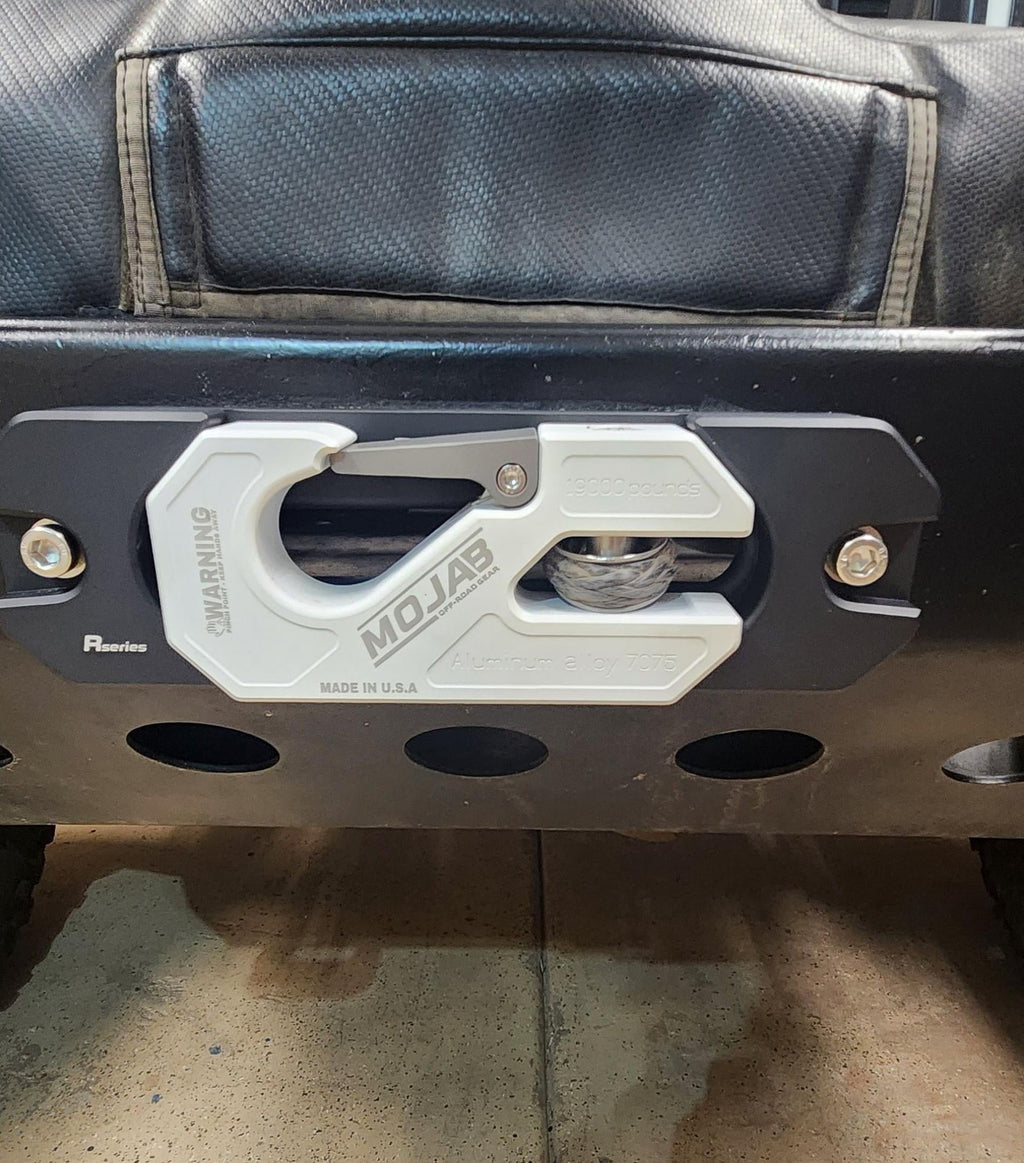 Aluminum Recessed Winch Shackle with Fairlead Kit, closed latch (LIFE TIME WARRANTY*) - Ridge & River