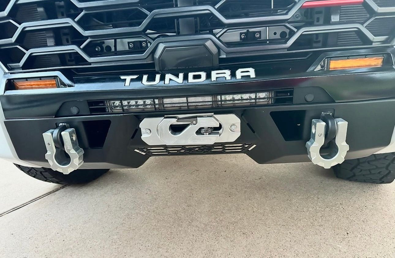 Aluminum Recessed Winch Shackle with Fairlead Kit, closed latch (LIFE TIME WARRANTY*) - Ridge & River