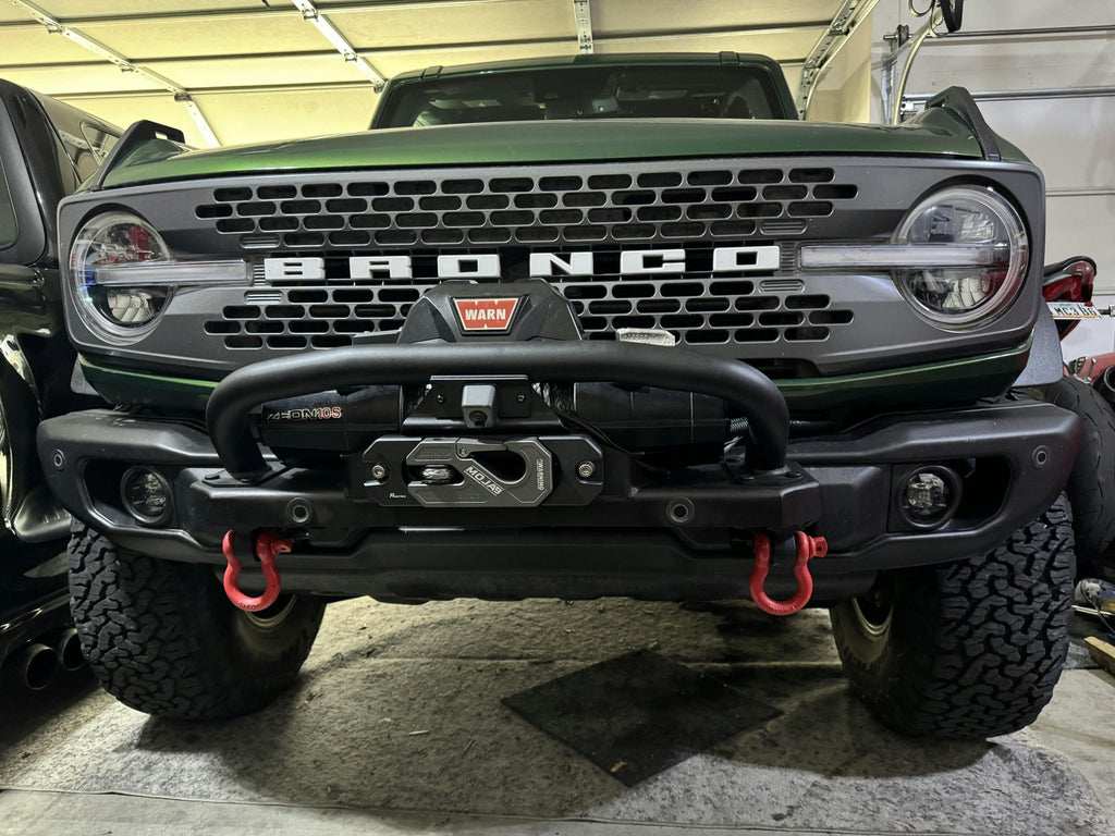 Aluminum Recessed Winch Shackle with Fairlead Kit, closed latch (LIFE TIME WARRANTY*) - Ridge & River