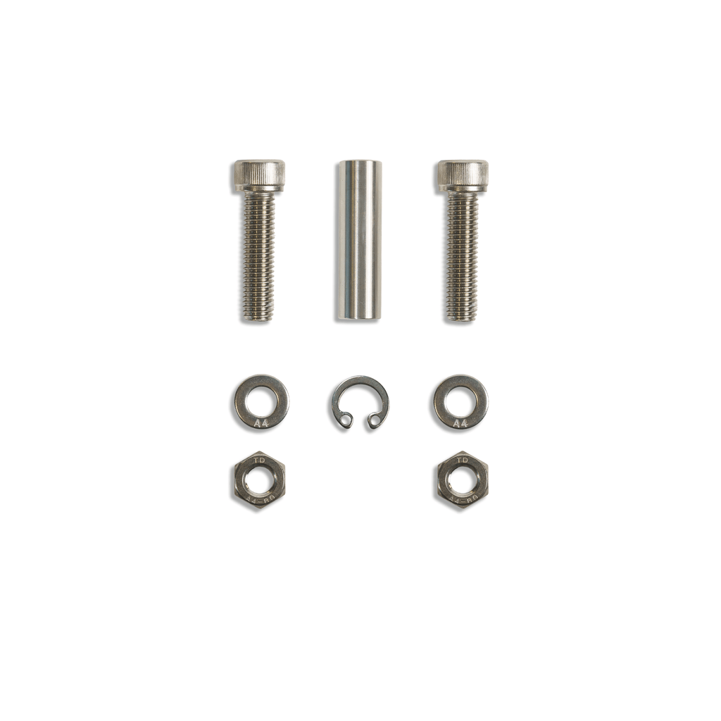 Aluminum Recessed Winch Shackle with Fairlead Kit, closed latch (LIFE TIME WARRANTY*) - Ridge & River