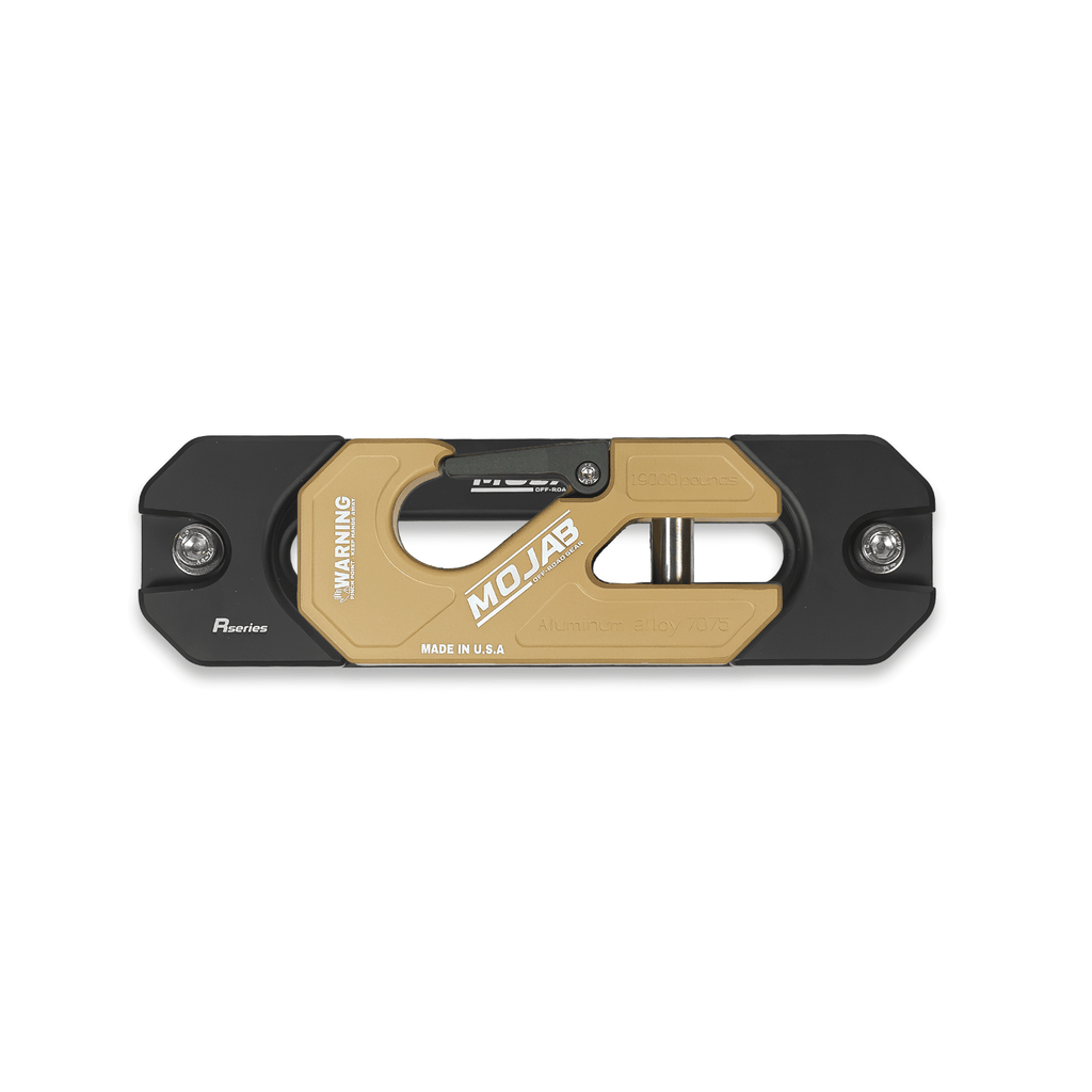 Aluminum Recessed Winch Shackle with Fairlead Kit, closed latch (LIFE TIME WARRANTY*) - Ridge & River