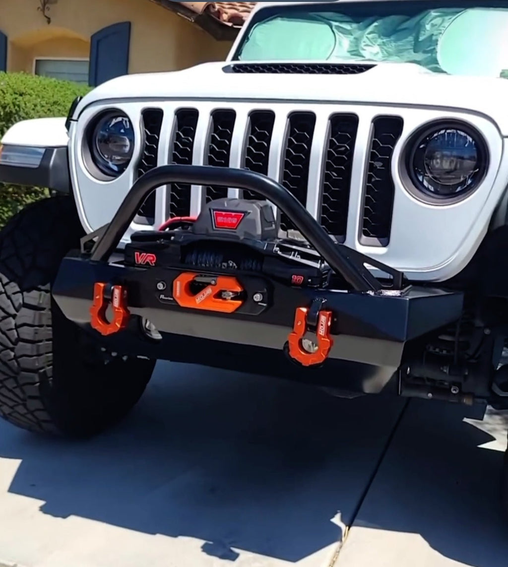 Aluminum Recessed Winch Shackle with Fairlead Kit, closed latch (LIFE TIME WARRANTY*) - Ridge & River