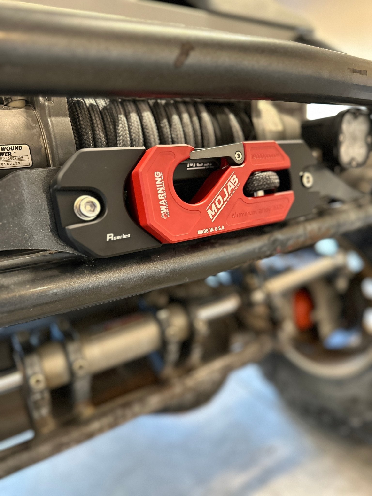 Aluminum Recessed Winch Shackle with Fairlead Kit, closed latch (LIFE TIME WARRANTY*) - Ridge & River