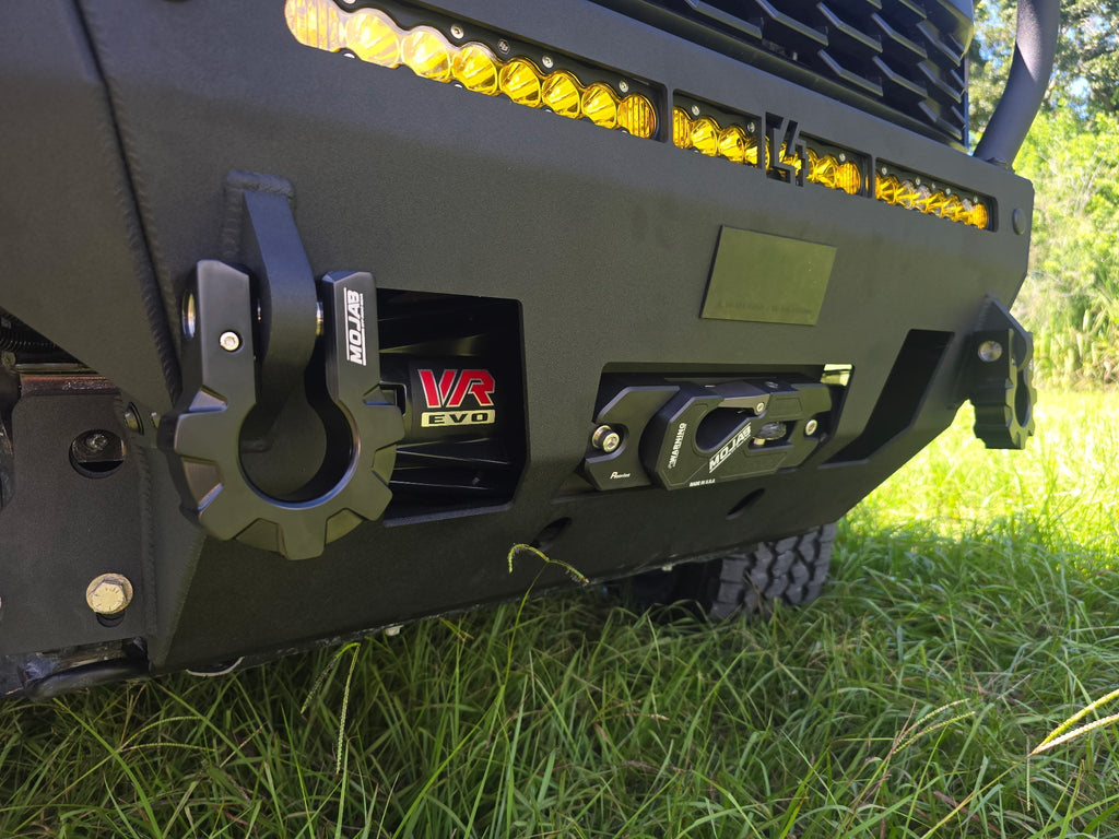 Aluminum Recessed Winch Shackle with Fairlead Kit, closed latch (LIFE TIME WARRANTY*) - Ridge & River