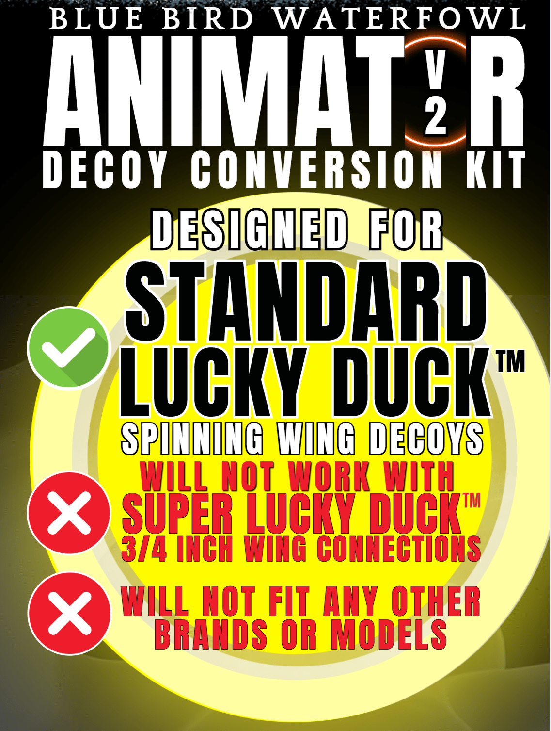 Animator V2 for Lucky Duck Decoys - Ridge & River