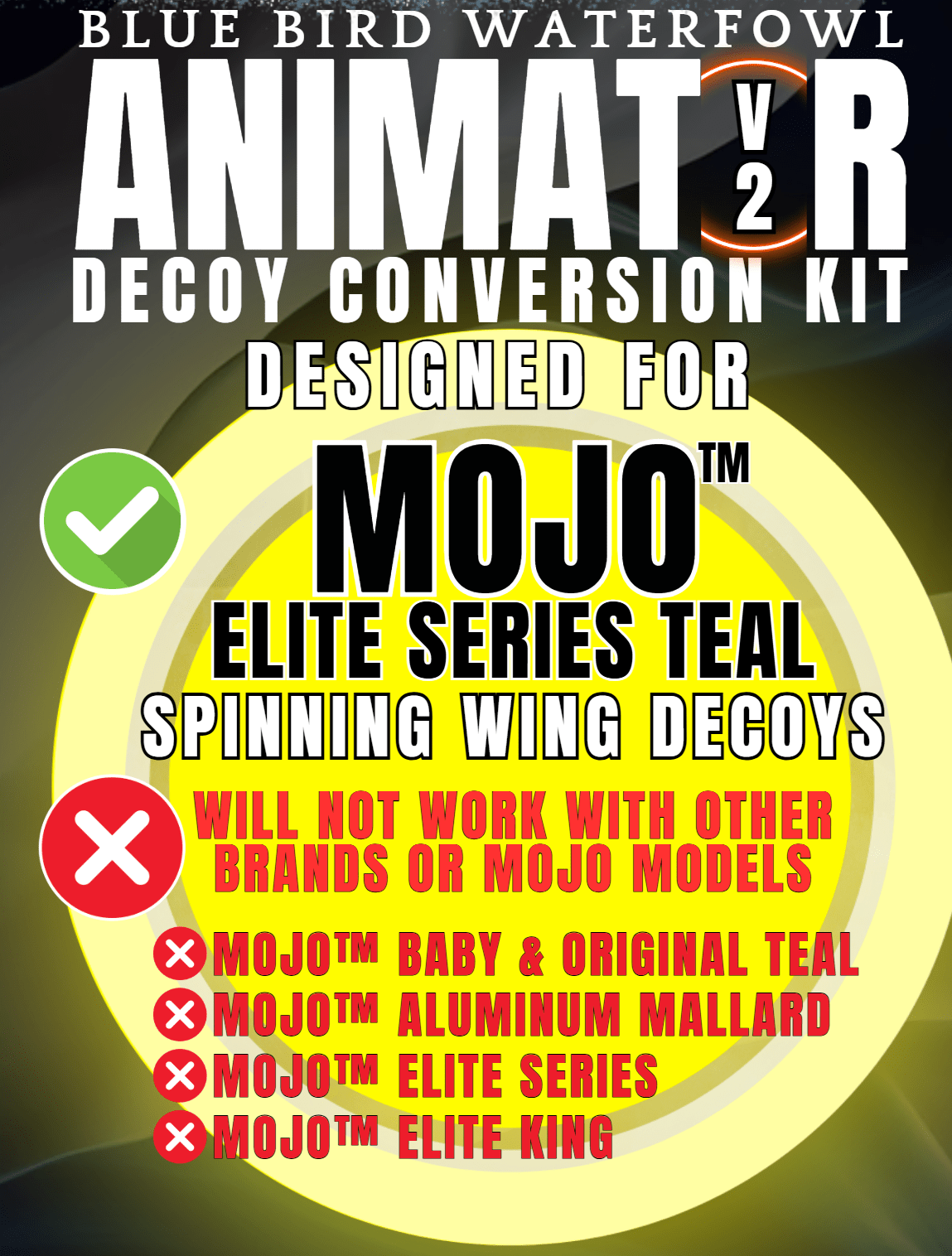 Animator V2 for Mojo Elite Series Teal GWT & BWT - Ridge & River