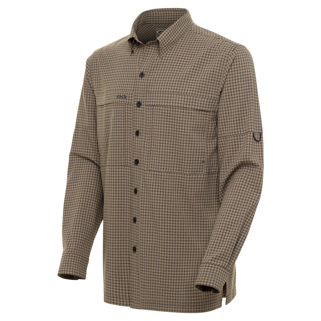Bark TekCheck Shirt | Long Sleeve - Ridge & River