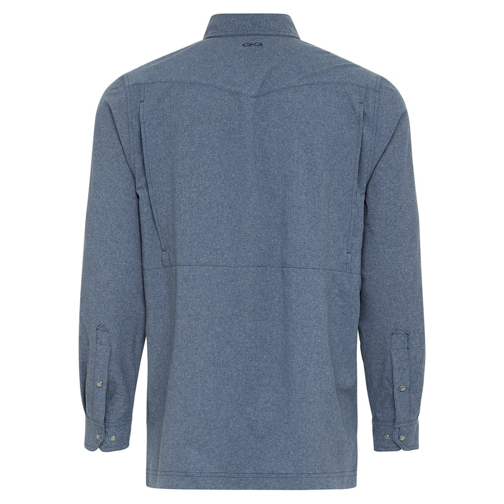 Deep Water Pearl Snap Shirt | Long Sleeve - Ridge & River