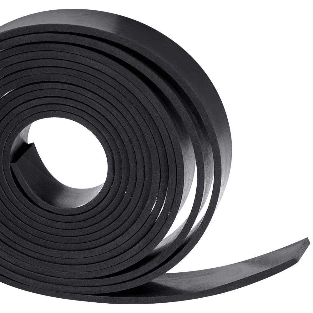 Neoprene Rubber Strip 1/16 " (.062) inch Thick X 1" Wide X 1’ Long - Ridge & River
