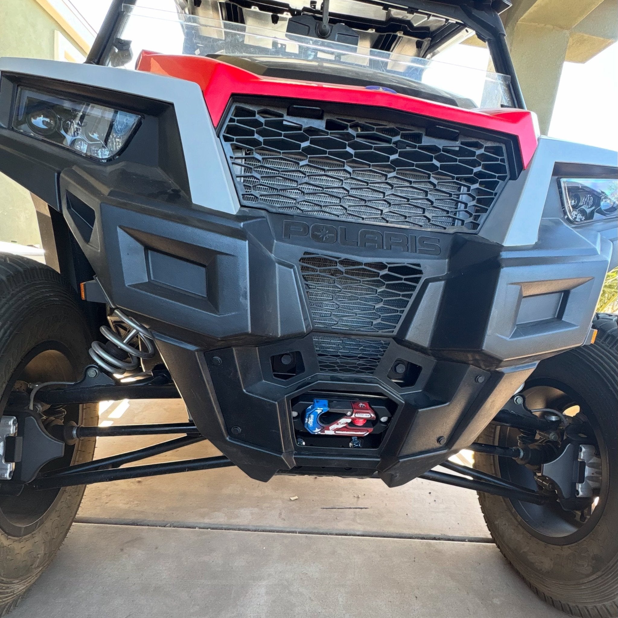 Side By Side / UTV Aluminum Recessed Winch Shackle with Fairlead Kit, closed latch (LIFE TIME WARRANTY*) - Ridge & River