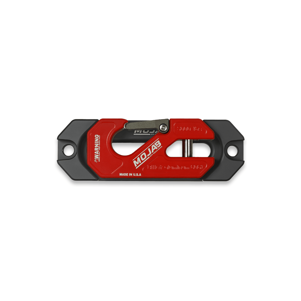 Side By Side / UTV Aluminum Recessed Winch Shackle with Fairlead Kit, closed latch (LIFE TIME WARRANTY*) - Ridge & River