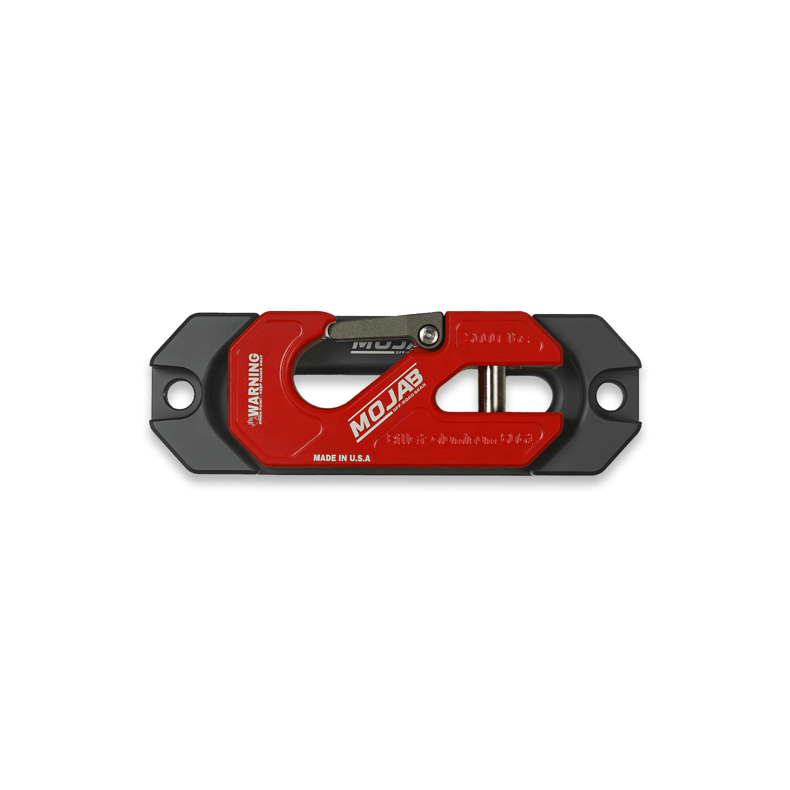 Side By Side / UTV Aluminum Recessed Winch Shackle with Fairlead Kit, closed latch (LIFE TIME WARRANTY*) - Ridge & River