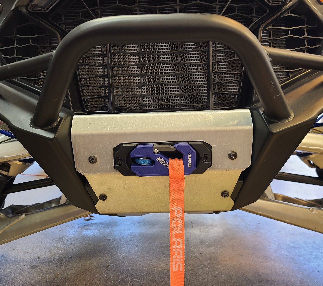 Side By Side / UTV Aluminum Recessed Winch Shackle with Fairlead Kit, closed latch (LIFE TIME WARRANTY*) - Ridge & River