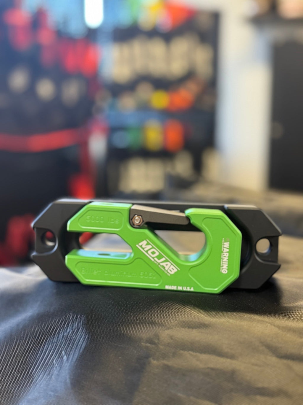 Side By Side / UTV Aluminum Recessed Winch Shackle with Fairlead Kit, closed latch (LIFE TIME WARRANTY*) - Ridge & River