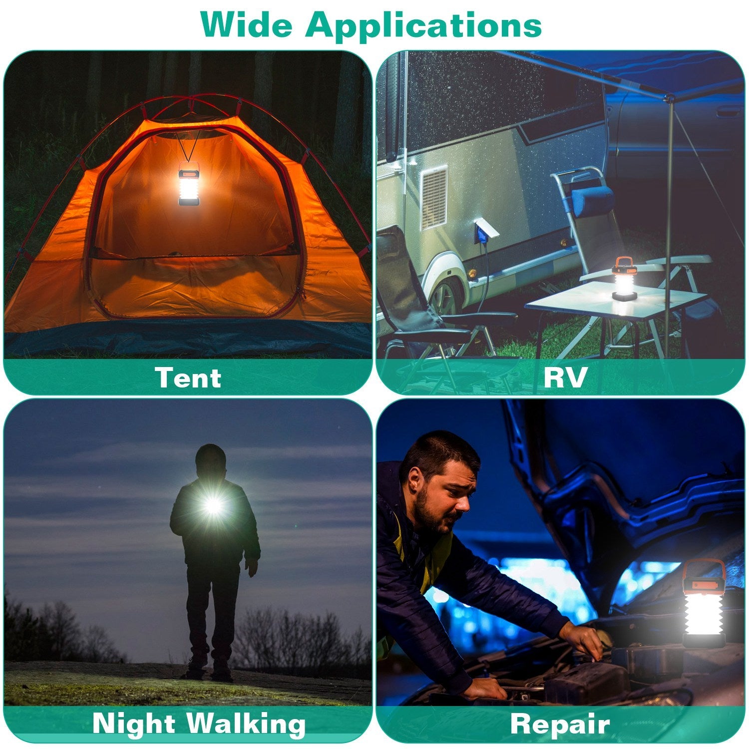 SunForge™ Solar Camp Lantern - Ridge & River